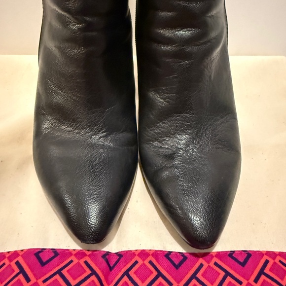Tory Burch Black Leather Knee-High Boots size 8m - Picture 7 of 10